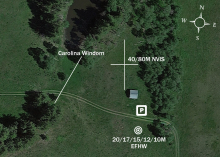Winter Field Day HF antenna locations
