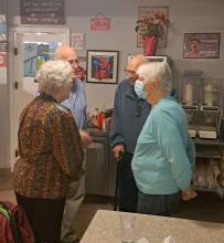 Elisabeth, Vern VE7VGO, Gerry VE7TGV and Erika