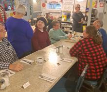 Pete VE7CV, Jane, Morgan VA7SOY, Sharon, Susan, Rai, Peter VE7DNZ