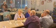 Peter VE7DNZ, Elisabeth, Sharon, Vern VE7VGO, Cheryl, Pete VE7CV, Jane, Mike, Dave VE7LTW