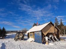 Winter Field Day sunshine and minus 26C