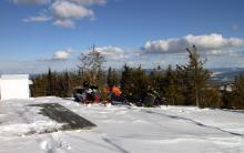 Fine snowmobiles provided by Simon, VE7RIZ  Thank you!